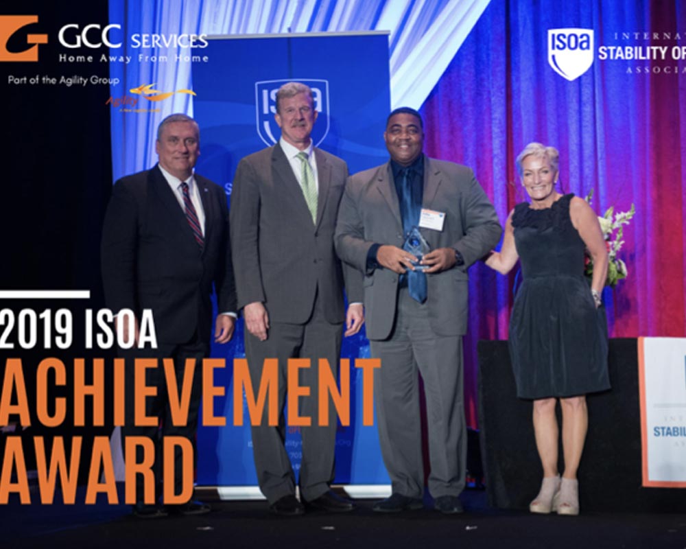 A great ISOA Event in Washington and fantastic to see John Lipscomb US Military Project Manager - GCC picking up a hard won Achievement Award.